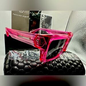 🏆Philipp Plein Dark Shapes SPP044 COL.03GB‼️Size 53-18-145‼️